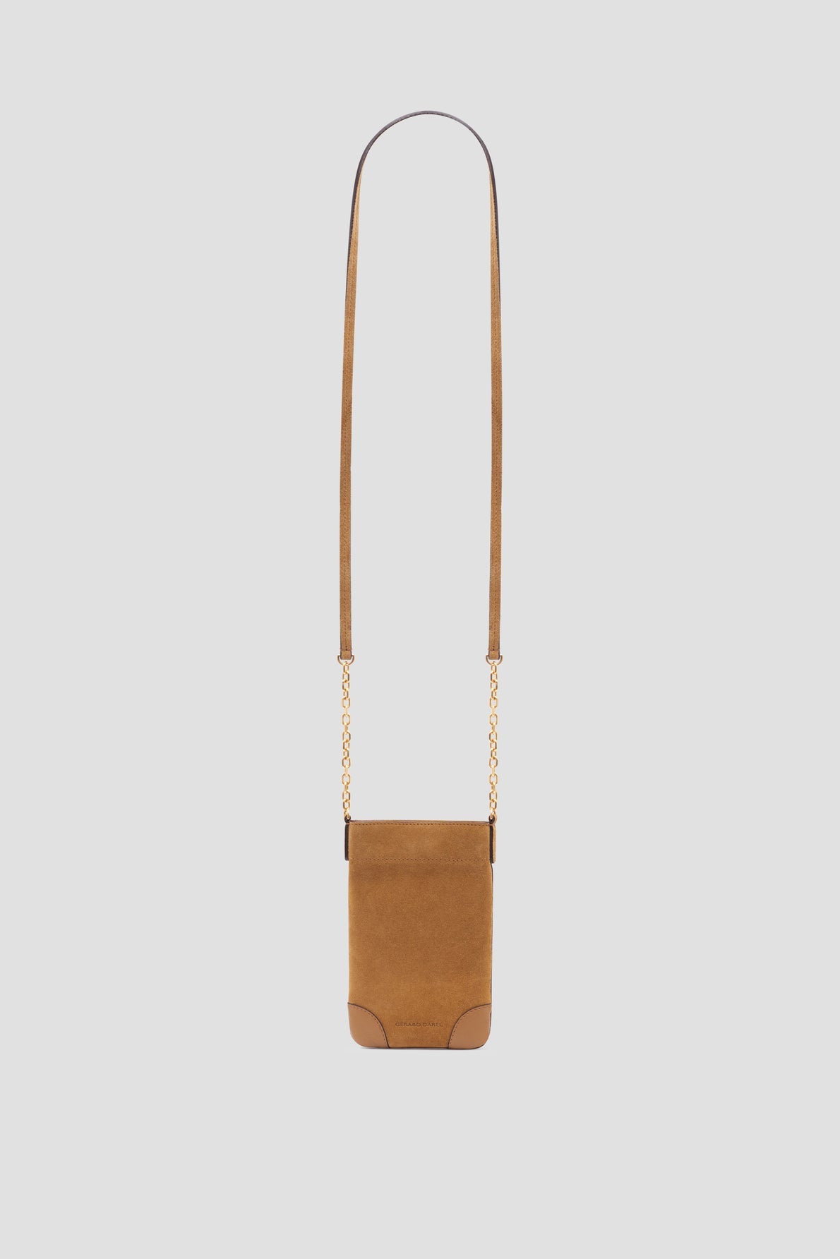 Porte téléphone en cuir velours - LE CHARLOTTE PHONE - 1
