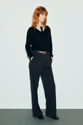 Pantalon large de tailleur en jersey - MADA - 1