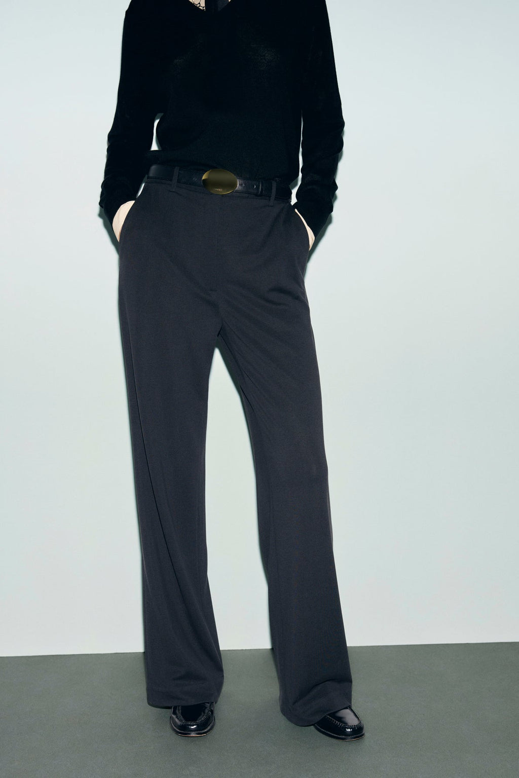 Pantalon large de tailleur en jersey - MADA - 2