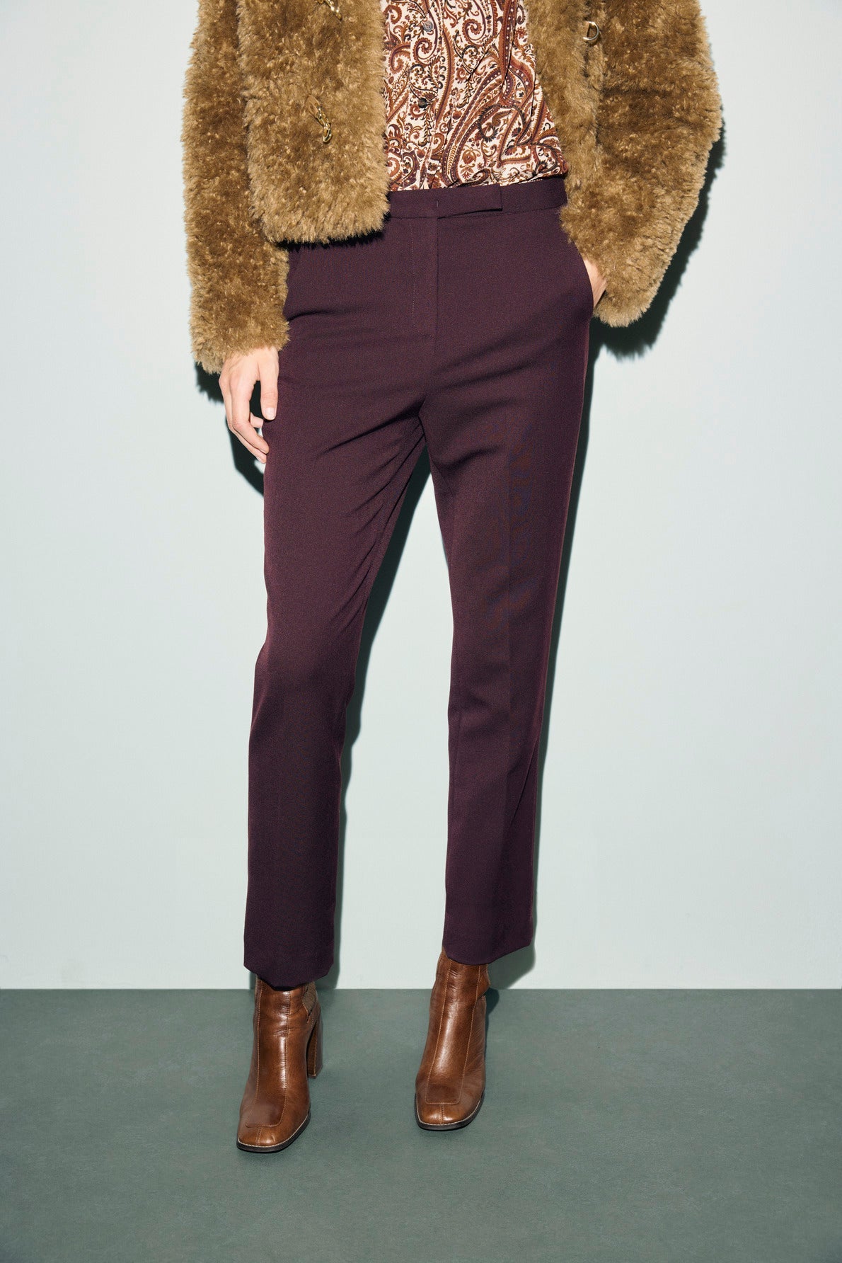 Pantalon slim dos élastiqué - MAY - 2