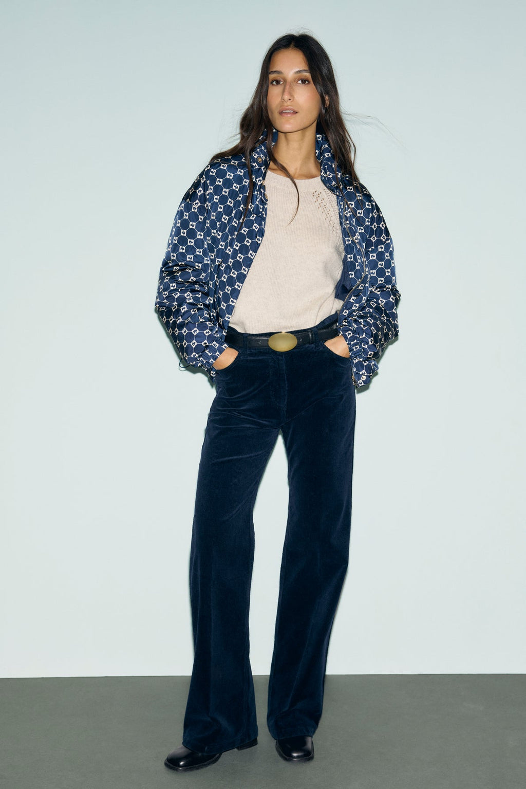 Pantalon large en velours - MAG - 1