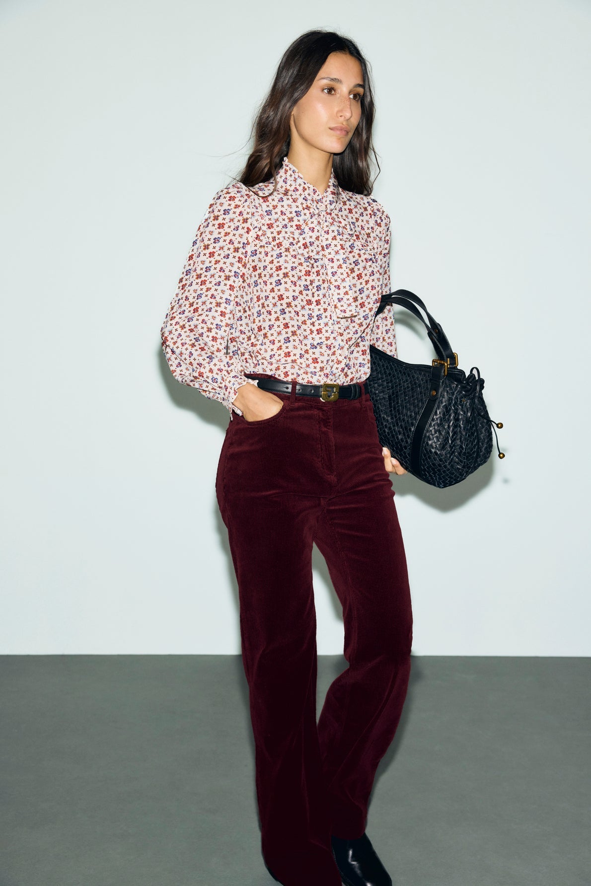 Pantalon large en velours - MAG - 2