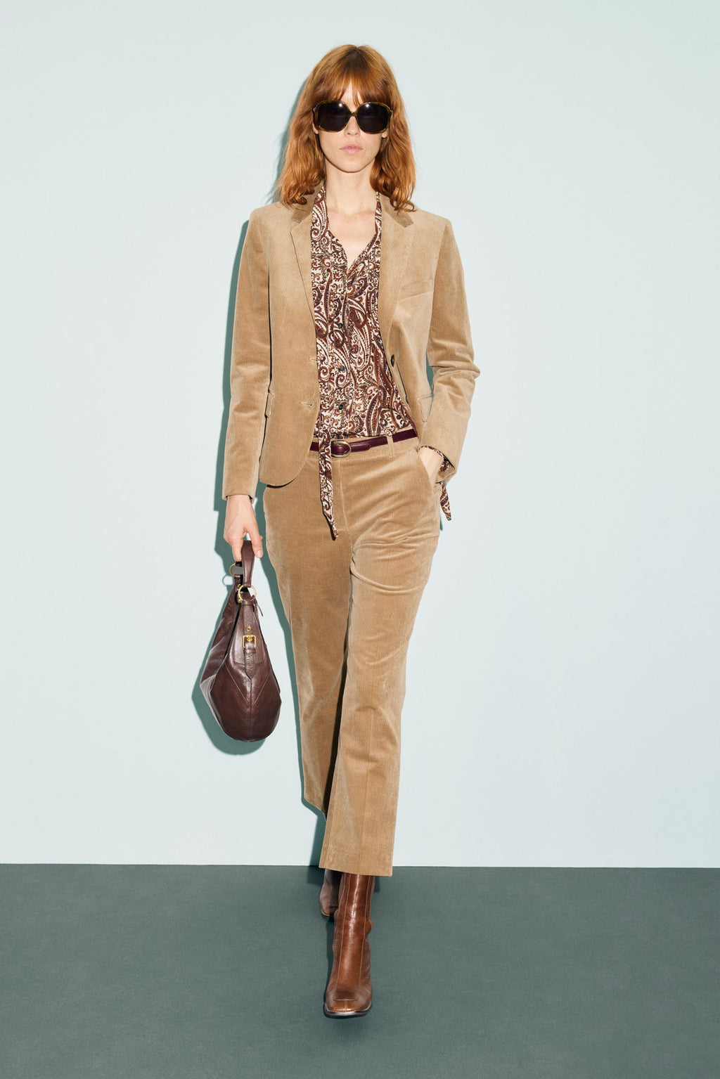 Pantalon droit en velours à côtes - MYSA - 1