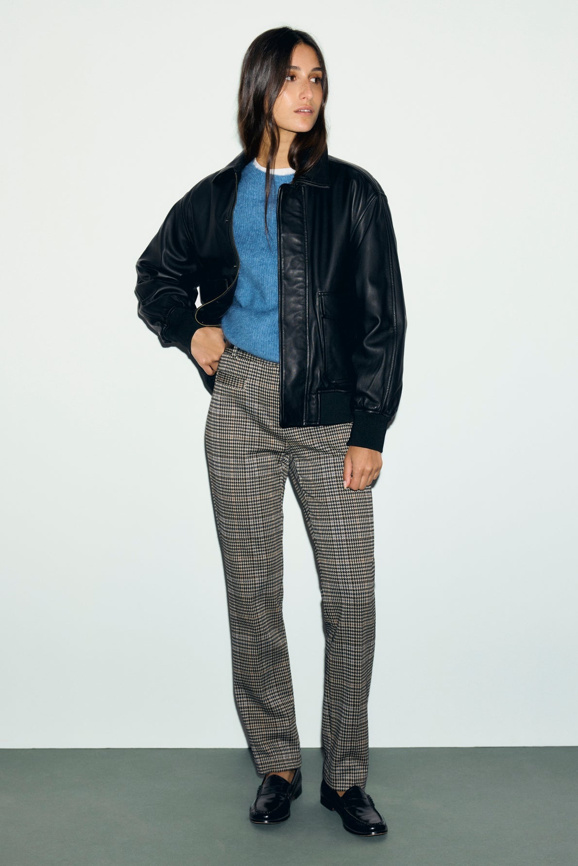 Pantalon slim Pied de poule - MADIE - 2