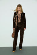 Pantalon flare en velours - MABY - 1