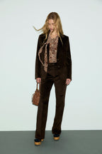 Pantalon flare en velours - MABY - 1