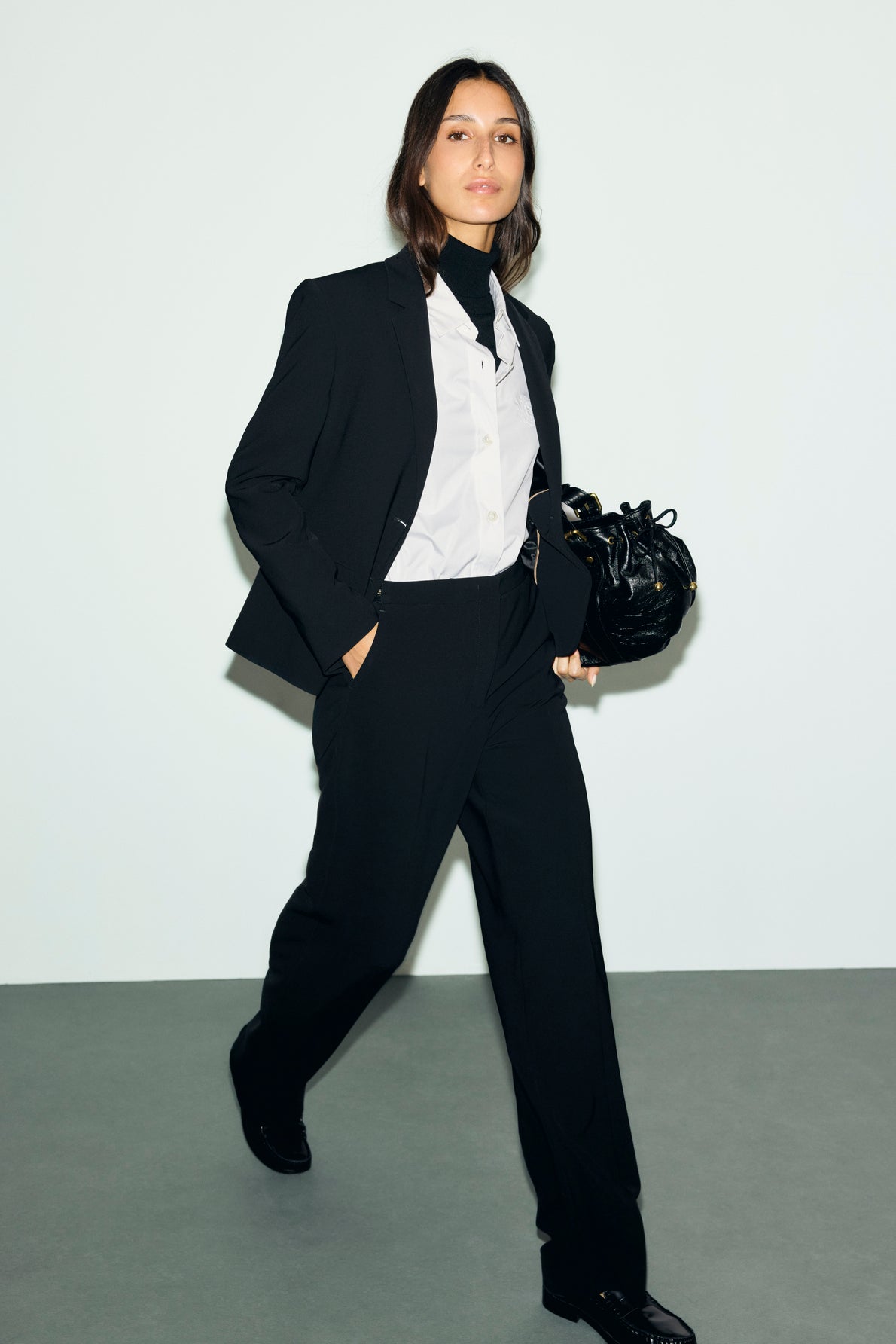 Pantalon de tailleur dos élastiqué - MILI - 1