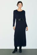 Robe midi cintrée en maille - CINA - 1