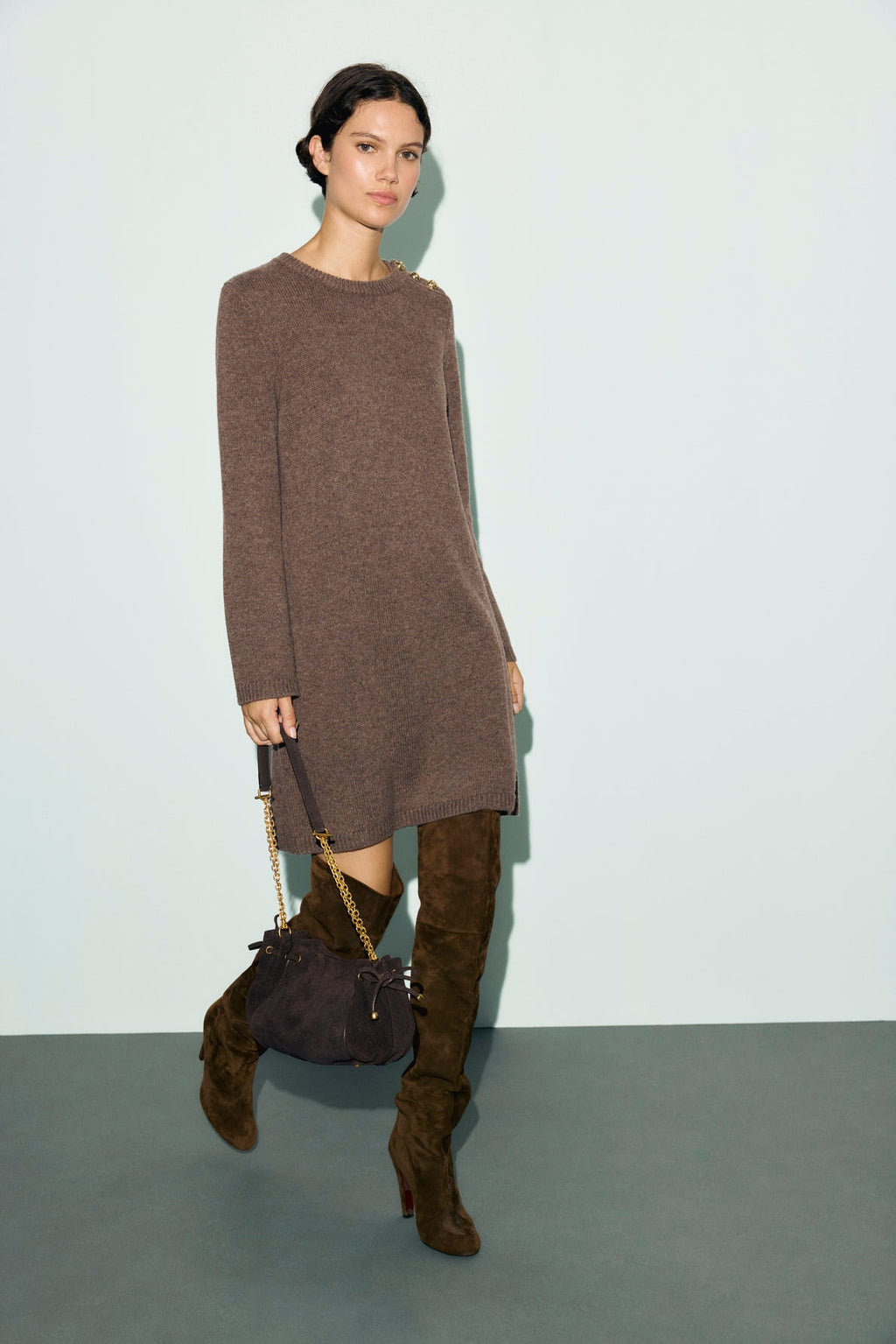 Robe pull en laine - COLY - 1