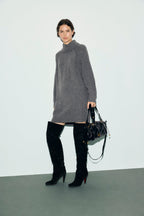 Robe pull en laine et cachemire - CRIS - 2
