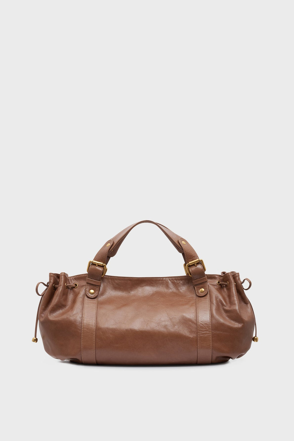 Sac à main en cuir effet froissé - 24H - 2