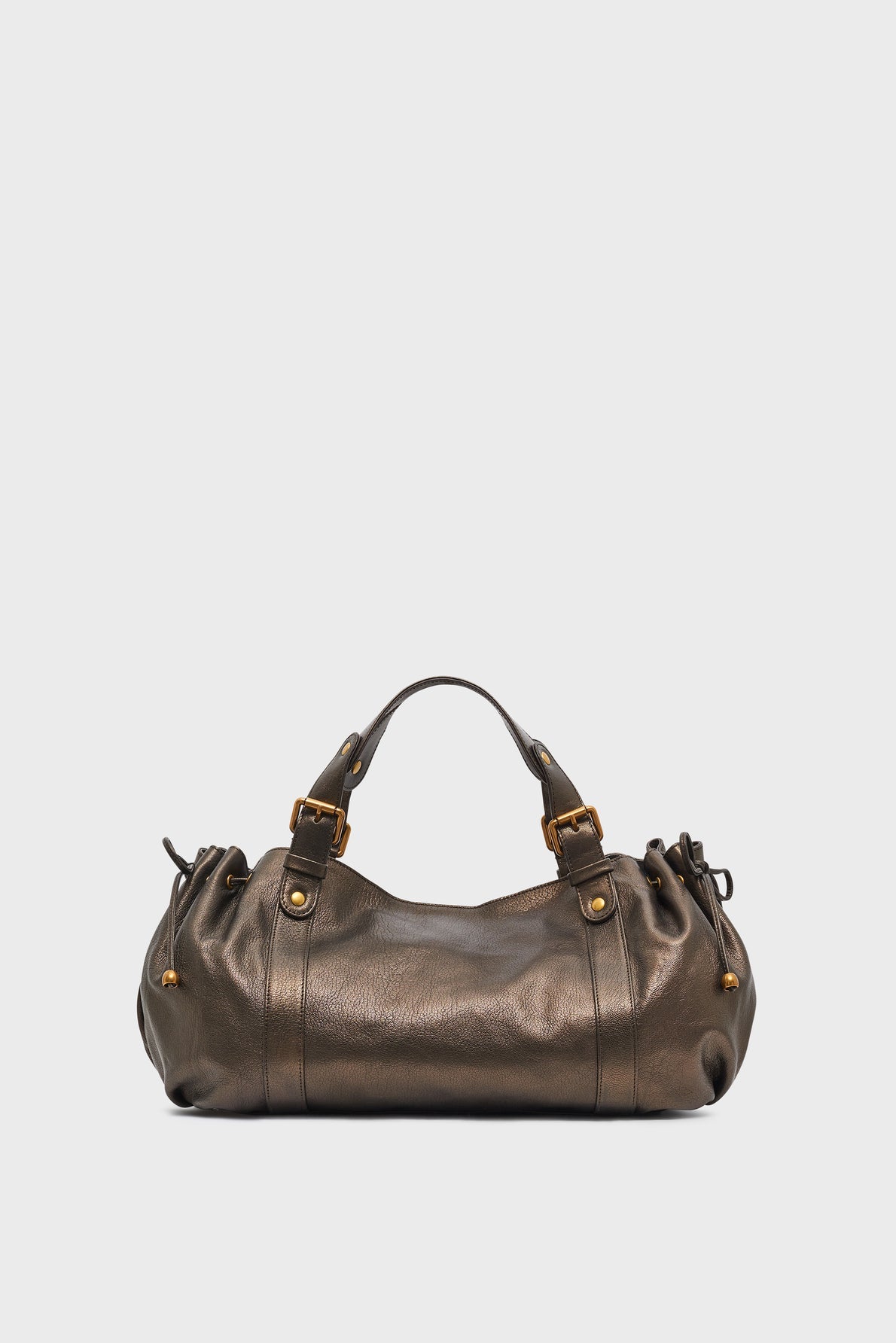 Sac à main en cuir métallique - 24H - 2