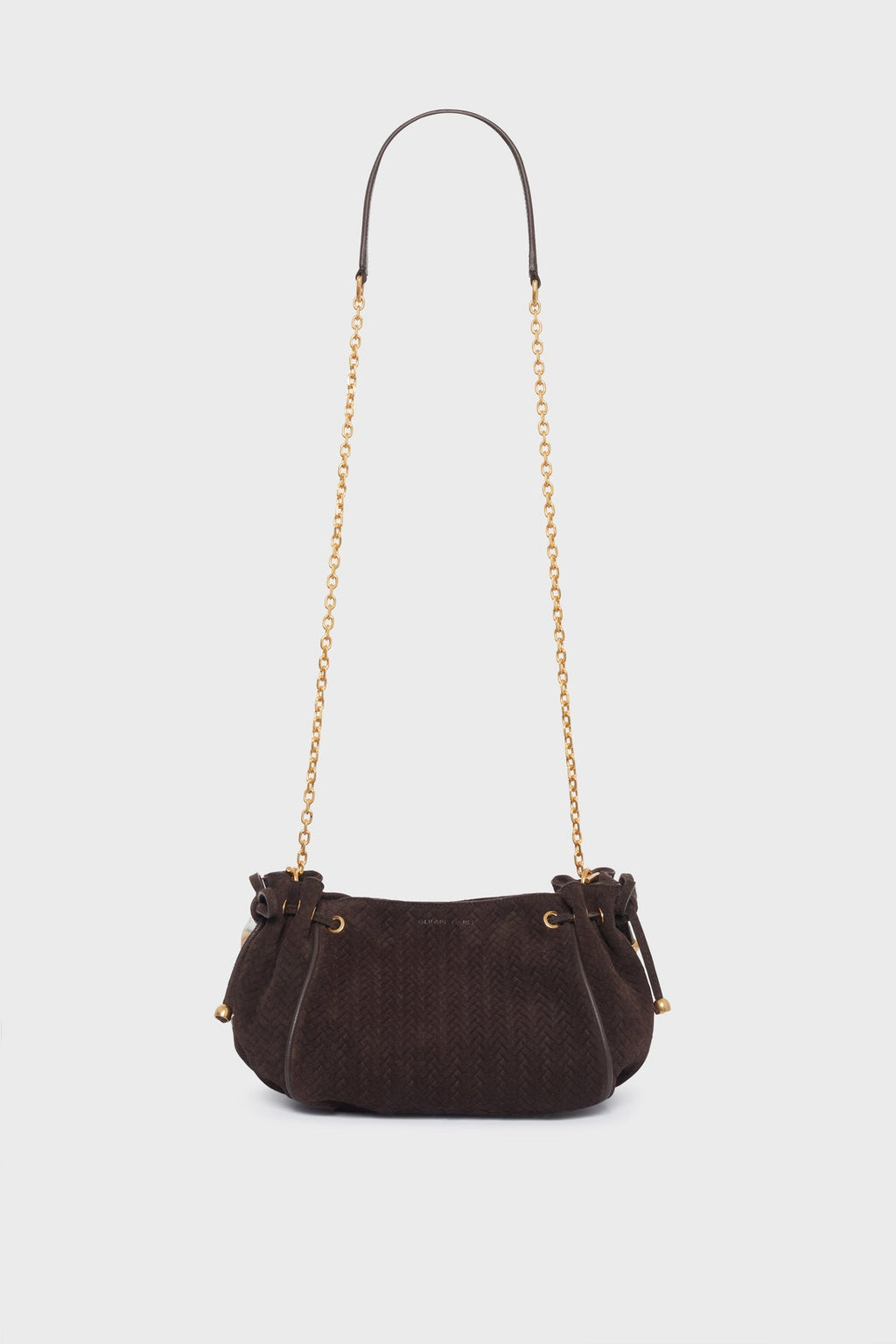 Sac en cuir velours effet tressé - LE MINI 24 - 2