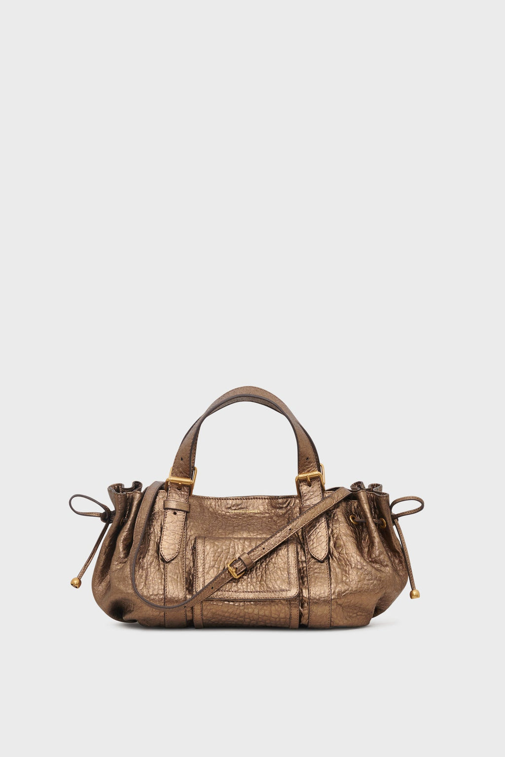 Sac à main en cuir bubble métallisé - 18H - 1