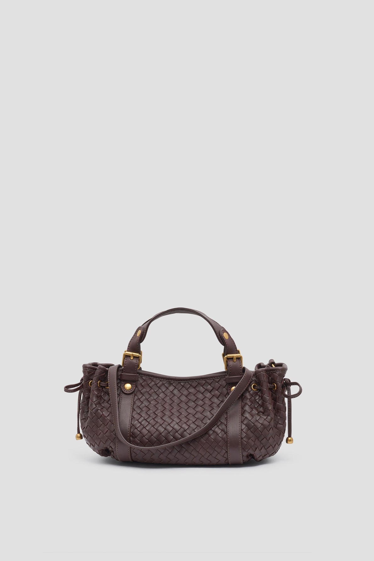 Mini sac à main en cuir tressé – 12H - 1