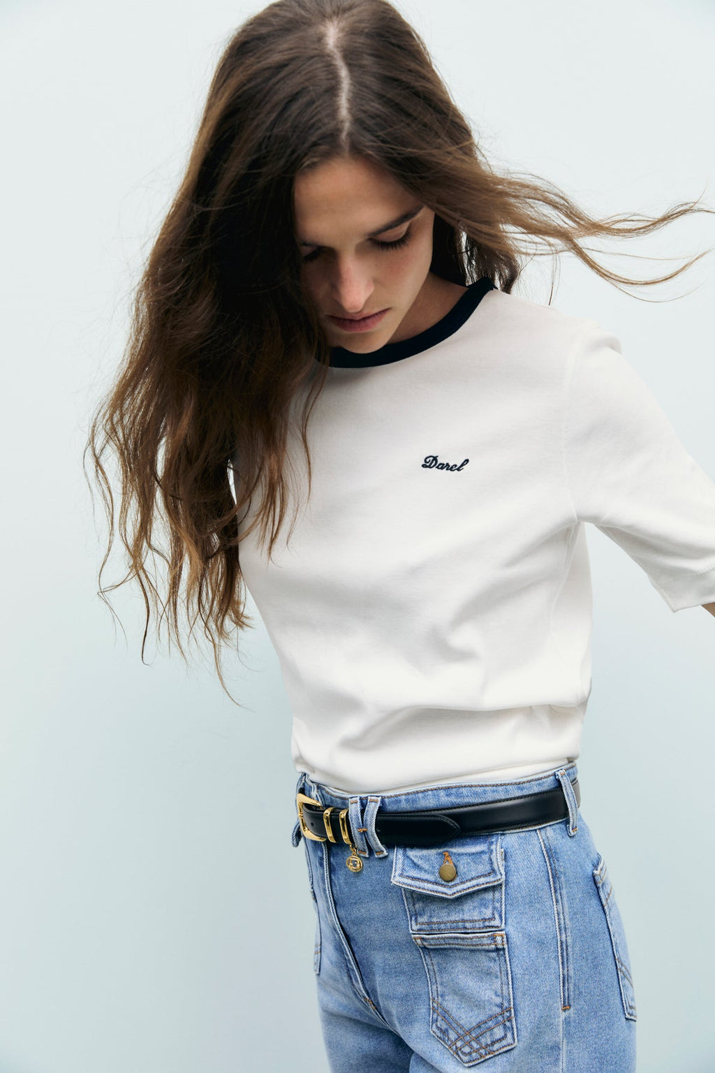 T-shirt en coton bicolore - BESS - 2
