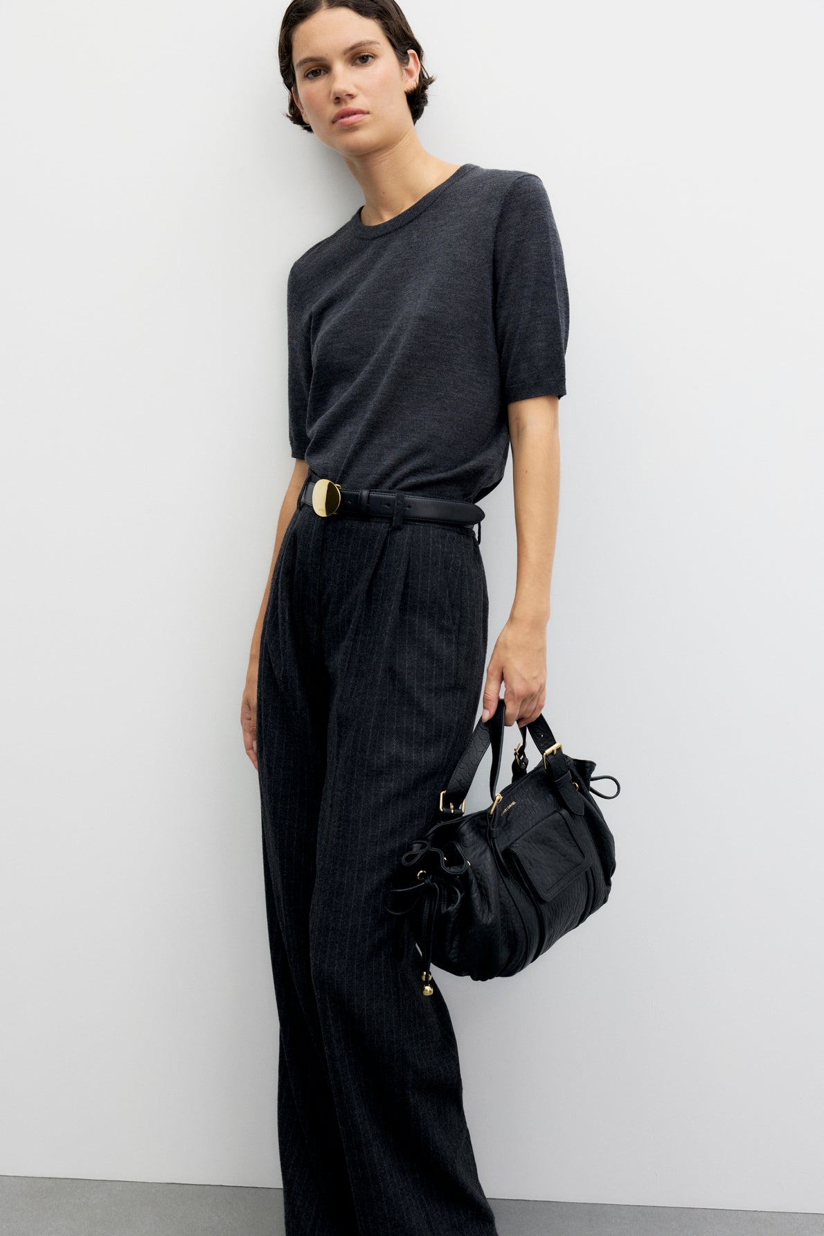 Pull manches courtes en laine fine - REINE - 1