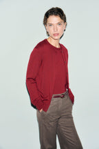 Gilet en laine fine - RENE - 1