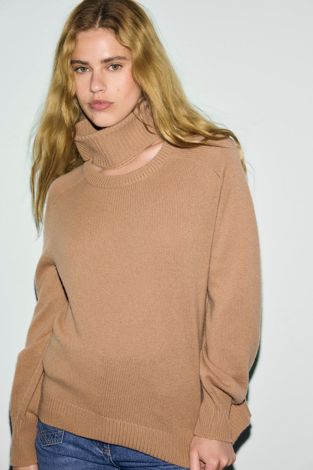 Pull en laine avec col - RAMIA - 2