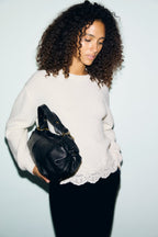 Pull ample en laine et dentelle - RIVIERA - 2
