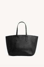 Cabas en cuir grainé intérieur métallisé - SIMPLE 2 - 1