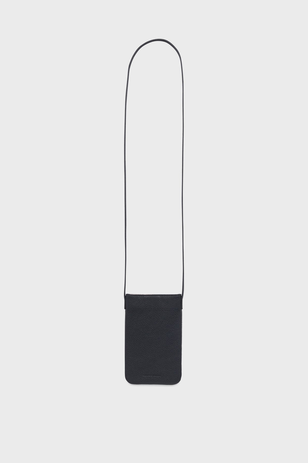 Porte téléphone en cuir grainé intérieur métallisé - LADYPHONE - 1