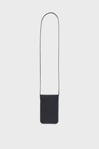 Porte téléphone en cuir grainé intérieur métallisé - LADYPHONE - 1
