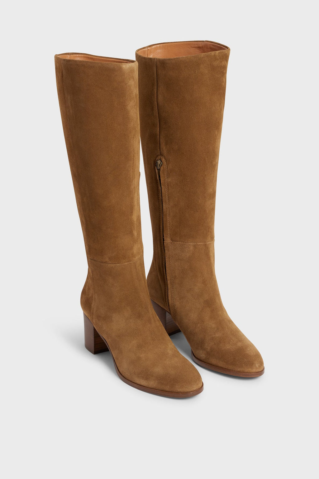 Bottes en cuir velours - LIZZIE - 2