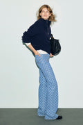 Jean flare à monogramme - ANNA - 1