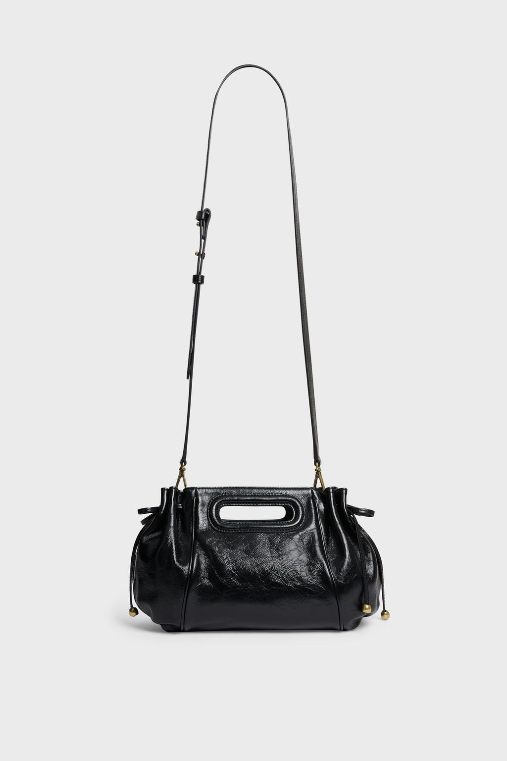 Sac à main en cuir effet froissé - MINI DANY - 1