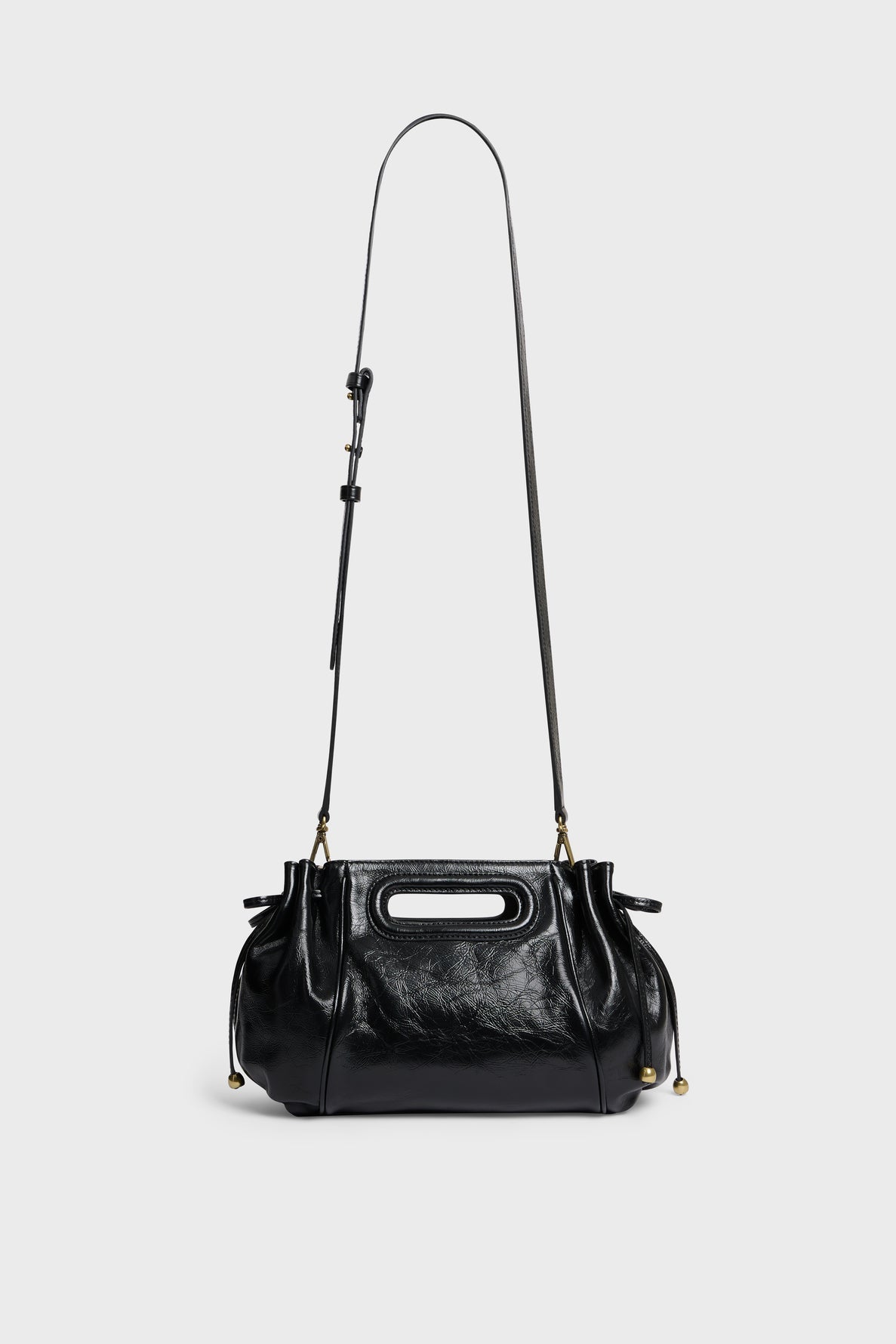 Sac à main en cuir effet froissé - MINI DANY - 1