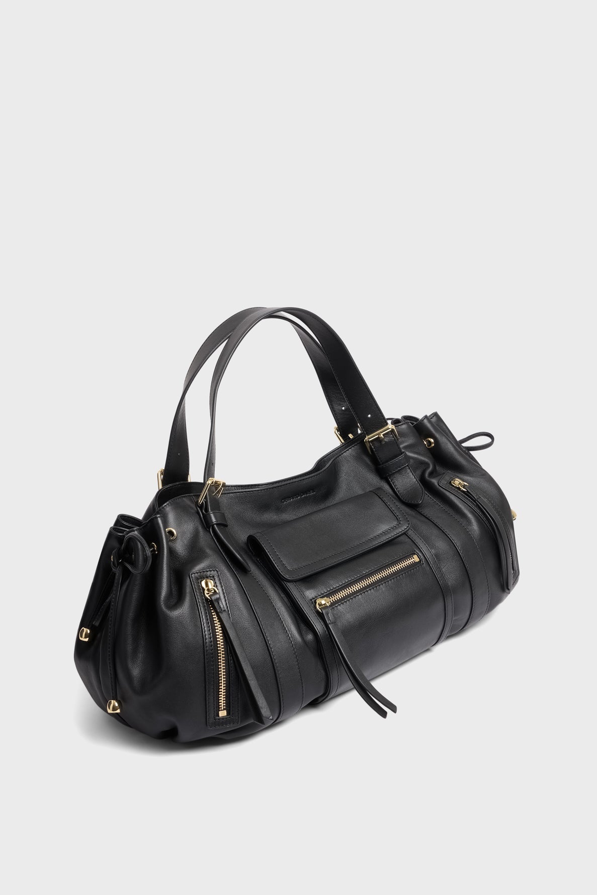 Sac à main en cuir avec poches zippées - ST GERMAIN - 2