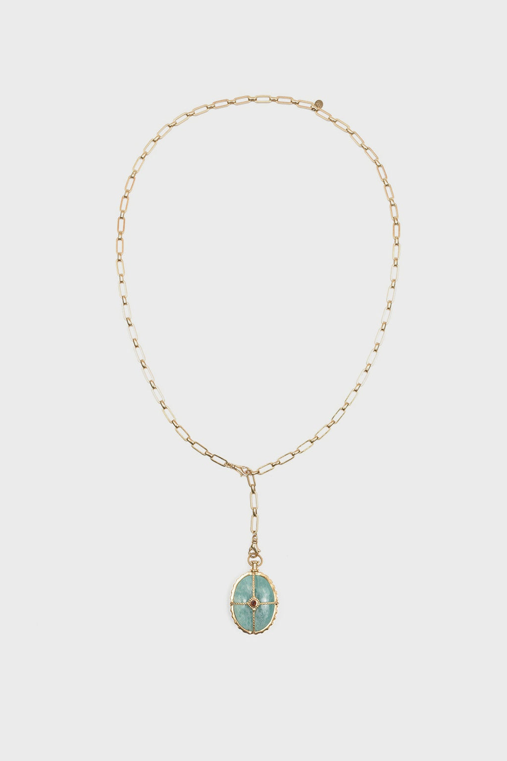 Collier sautoir avec une pierre turquoise - OCTAVE - 2